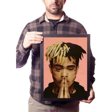 Imagem de Poster Moldurado Xxxtentacion Moonlight Rapper Quadro - Fanarte