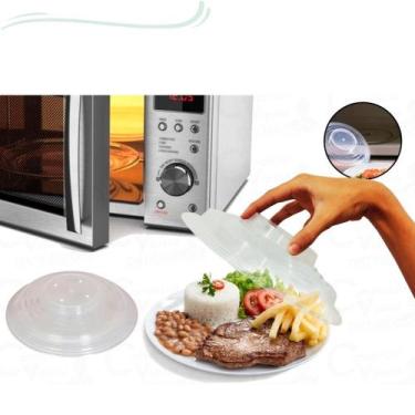 Imagem de Kit 30 Tampas de Microondas Bpa Free Protetora Alimentos  - Clink