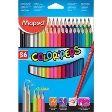 Imagem de Lapis de COR Triangular Color PEPS 36 Cores - Maped