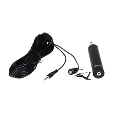 Imagem de Generic Microfone condensador pequeno microfone com adaptador instrumentos portáteis microfone para clarinete trompete performances de palco, Cabo de 33 pés