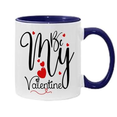 Imagem de SpreadPassion Caneca de café Be My Valentine, presentes para namorado e namorada, ideia de presentes de dia dos namorados, presente para o amante dos namorados, presente para marido e esposa, ideia de