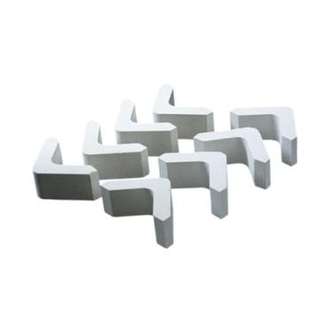 Imagem de Esquirla 8 peças de suportes de prateleira de forno de cerâmica ferramentas de queima de forno em forma de L acessórios de forno resistentes a altas