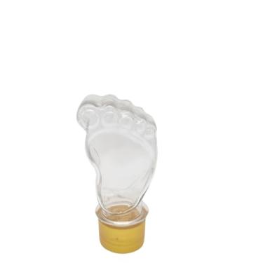 Imagem de 50 Tubetes Baleiro Mini Pezinho Revelação Chá De Bebê (Dourado)