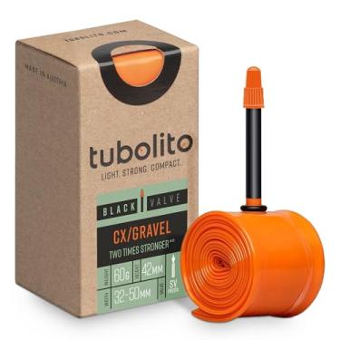 Imagem de Tubolito Cx/Gravel 700C X 32-50 Mm, 42 Mm / 60 Mm Válvula Presta | Leve, Forte E Compacta | Compatibilidade com Aro E Freio A Disco (700 X 32-50 Mm, 42 Mm Válvula Presta Preta)
