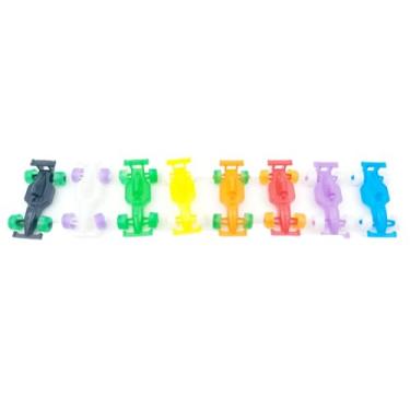 Imagem de Conjunto com 50 Brinquedinhos Mini Brinquedo Plástico Nacional Kit para Lembrancinhas Mimos Prendas Sacolinha Surpresa Festas (50 Carrinho Formula 1)