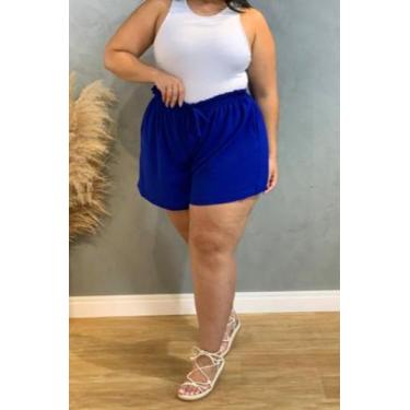 Imagem de Shorts Bermuda Plus Size Soltinho Duna Leve Moda Grande  G1g2g3 Cores 