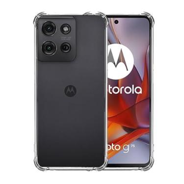 Imagem de Capa Capinha Anti Impacto Para Motorola Moto G75 5G Transparente Com Bordas Reforçadas - Phone Palace