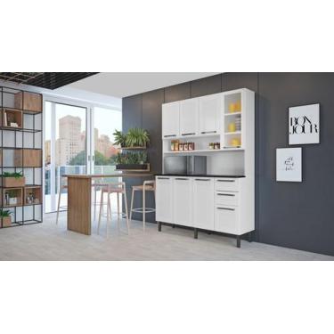 Imagem de Cozinha 8 Portas 2 Gavetas Florença - Itatiaia - Móveis Itatiaia, Bran