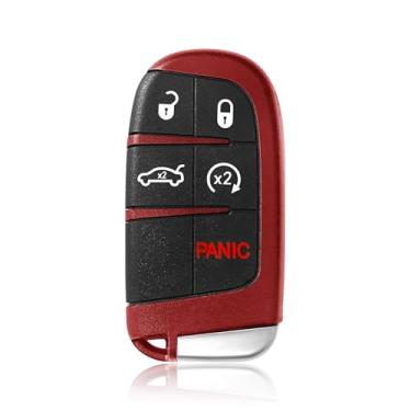 Imagem de Controle remoto de entrada sem chave para carro M3M-40821302 433MHz 5 botões de substituição para Dodge Challenger Charger SRT 2019-2021