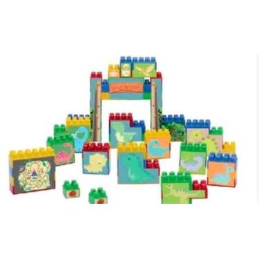 Imagem de Blocos de Montar 52 Peças Dino