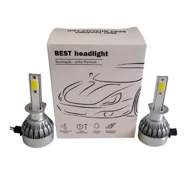 Imagem de Par de Lâmpadas Automotivas Super Led Nano Compacta Encaixe H1 6000K S