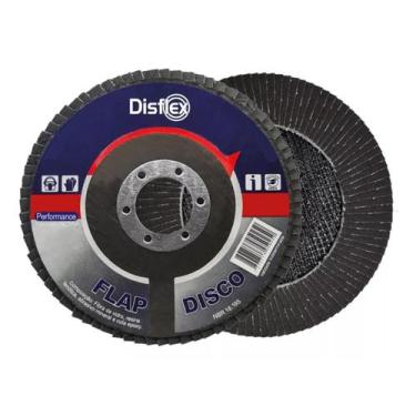 Imagem de Disco flap desbaste acabamento disflex 4.1/2 gr40 alo fibra vidro esme