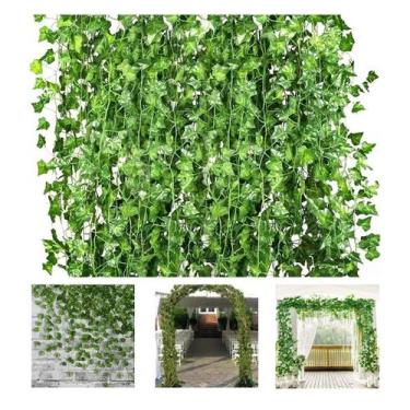 Imagem de Corrente De Hera Artificial 24 Metros Trepadeira 12X24 Velve