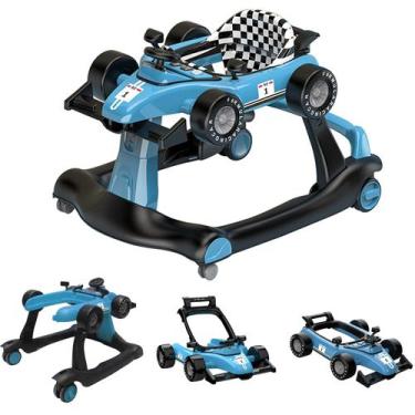 Imagem de Andador Bebê CAM2-KIDS 4 em 1 - Dobrável e com Altura Ajustável (Azul)