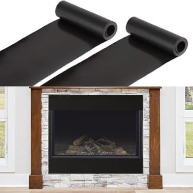 Imagem de Beeplove Protetor De Corrente De Ar Magnético Para Lareira - 2 Tampas De Ventilação Para Lareira, Bloqueador De Isolamento De Tela Para Ambientes Internos No Inverno, Evita Perda De Ar Frio E Calor,