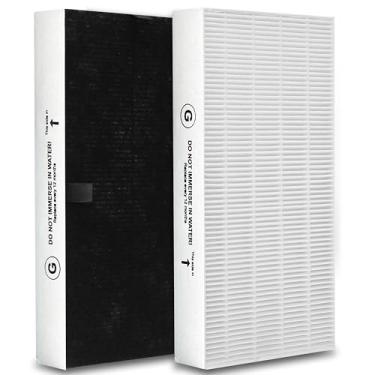 Imagem de Skydiras Filtro de substituição HRF-G, compatível com as séries Honeywell HPA020B HPA020 HPA030B HPA030 e HPA075/080 e purificador de ar série HPA175/180, número de peça HRF-G1/HRF-G2, pacote com 2