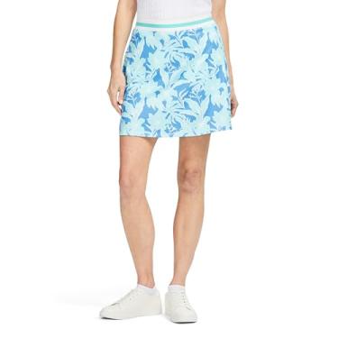 Imagem de IZOD Short esportivo feminino com elasticidade de desempenho atlético, Little Boy Blue, M