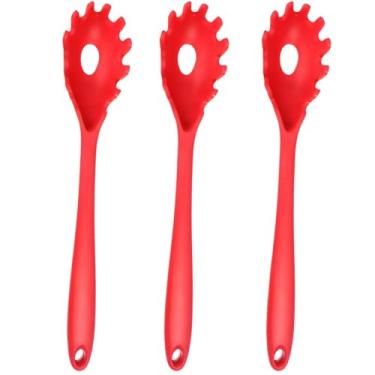 Imagem de Pegador de Massa Silicone Vermelho Grande | 03 Un