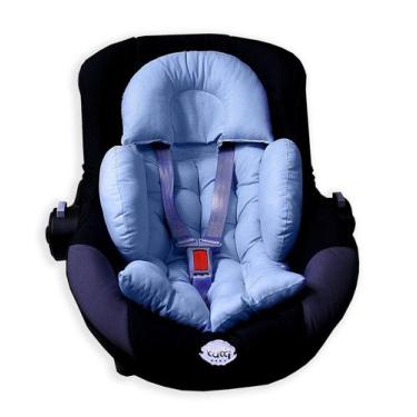 Imagem de Colchonete para Bebê Conforto e Carrinho - Azul - Laura Baby