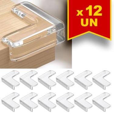 Imagem de Kit 12 Protetores de Quina Cantos Mesa Bebê Vidro - Yaay