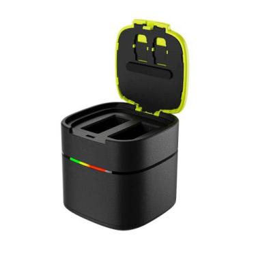 Imagem de Carregador Duplo Carga Rápida para GoPro Hero 12 / 11 / 10 / 9 Black -