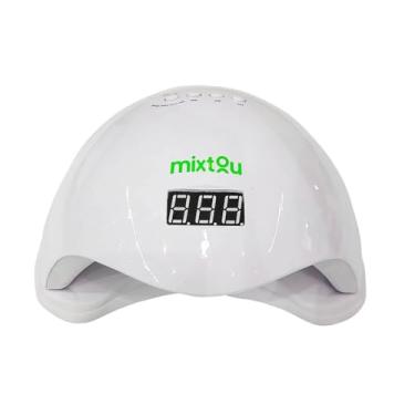 Imagem de Cabine Led Uv Unha Em Gel = Estufa 24 Leds 48w Bivolt, Branco