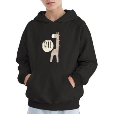 Imagem de Moletom Infantil Canguru Menino Algodão Estampa Mr Tall - Samcro Vestu