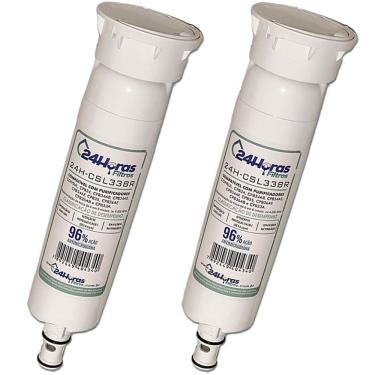 Imagem de Kit 2 Refil Filtro Consul Compatível Purificador CPB33 AB CIX07AX Tampa Branca