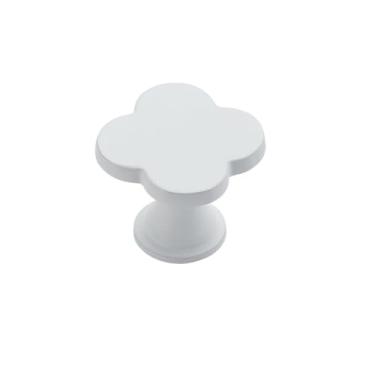 Imagem de Puxador de cerâmica com flor dourada, moderno, simples, para armário, porta de armário, clássico, antigo, puxadores, ferragens, flor branca