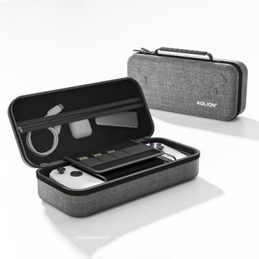 Imagem de Compatible With ROG Ally EVA Hard Shell Case for Charger Accessories, Anti-Drop Protection Durable Storage Bag, Portable Travel Organizer (Gray)