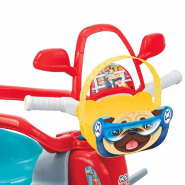 Imagem de Triciclo Velotrol Infantil Azul Com Haste Direcionável - Magic Toys