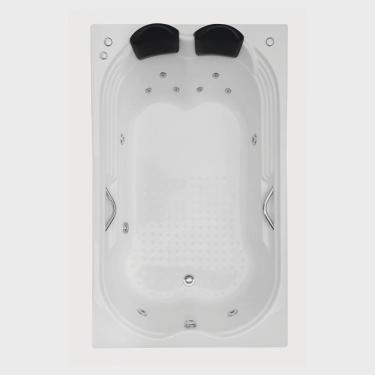 Imagem de Banheira de Hidromassagem Mondialle Modelo Ascoli Dupla Elegance 180cm X 120cm X 43cm em Acrilico