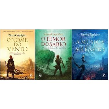 Imagem de Kit 3 livros Patrick Rothfuss Cronica do matador do rei