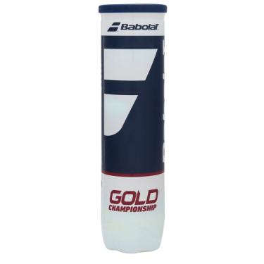 Imagem de Bola de Tênis Babolat Gold Championship X 4 (All Court - Tubo com 4 bolas)
