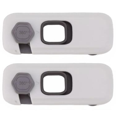 Imagem de Trava de Segurança Porta Geladeira Kit 2 unidades Protege Criança Bebe Fechadura Armario Gaveta Janela Resistente Multiuso