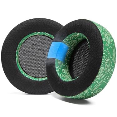 Imagem de WC Freeze Virtuoso - Almofadas De Substituição Em Gel Tecido Híbrido Para Headset Gamer Corsair Virtuoso, Fabricadas Pela Wicked Cushions, Maior Durabilidade, Espessura E Isolamento Acústico, Emeral