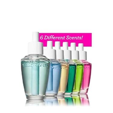 Imagem de Bath & Body Works 6-Pack Wallflowers Sampler Fragrance Refills, 6 Different Scents, Assorted Colors