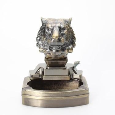 Imagem de Cinzeiro criatividade animal multifunções cinzeiros retro para homens fumadores material metálico para mesa de escritório em casa ornamentos