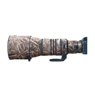 Imagem de Capa de lente para Nikon Z 400 mm F/2.8 TC VR S Capa de proteção de lente de câmera camuflada (cor #Camuflagem de grama murcha - à prova d'água)