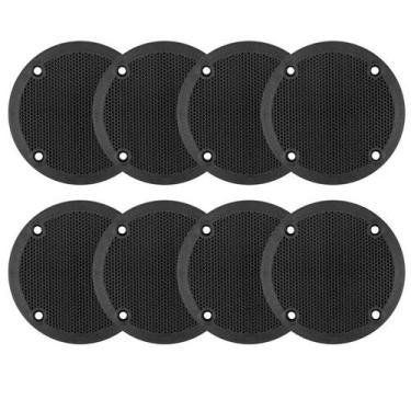 Imagem de Kit 8 Telas Plástica Para Tweeter Leson 3 Pares 8,5 Cm Nova - PERMAK