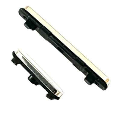 Imagem de Botão de volume liga/desliga para Google Pixel 9 Pro/Pixel 9 Pro XL Peça de reparo de botão lateral (prata)