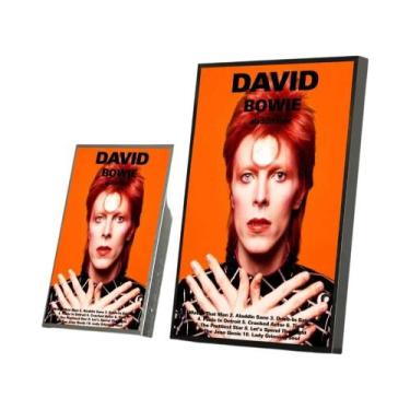 Imagem de Adesivo de Pôster Vintage David Bowie - À Prova D'Água para Café, Bar 