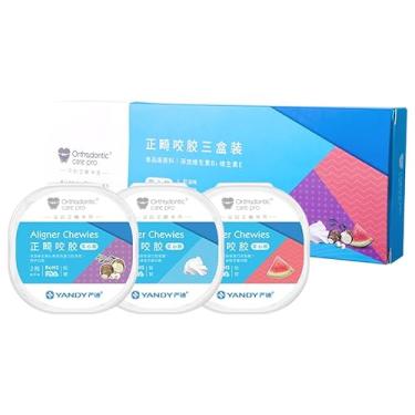 Imagem de YANDY Alinhador dentário Chewies, 6 unidades de silicone ortodôntico de chompers alinhadores assentos, Chewies para alinhadores Invisalign