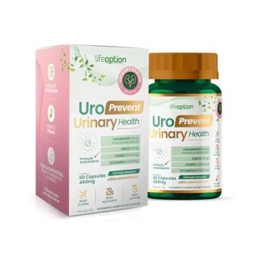 Imagem de Uro Prevent Urinary Health | Life Option | Extrato de Cranberry, Vitamina C, Zinco Cobre | 60 Cápsulas