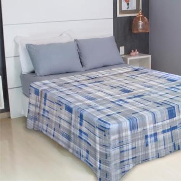 Imagem de Lençol Sem Elástico Para Cobrir De Malha Queen Estampado… (Modelo 11)