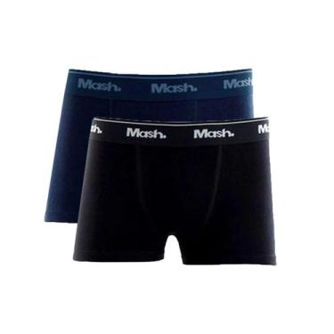 Imagem de Kit com 2 Cuecas Infantil Para Meninos em Algodão Boxer Mash, GG, Pret