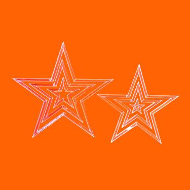 Imagem de Régua Patchwork Estrela 12cm Cristal