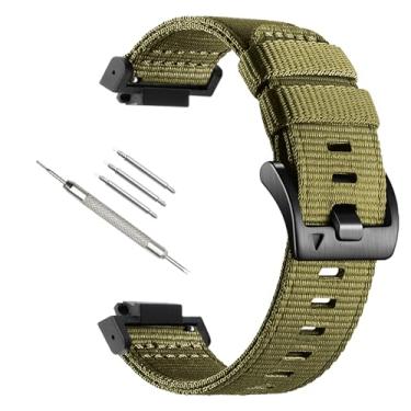 Imagem de PONATTENO Pulseira de relógio de nylon estilo militar compatível com Casio G-Shock DW-5600/8900, GA-100/GW-B5600/GB-5600 /GW-6900, pulseira de nylon respirável à prova de suor, pulseira de