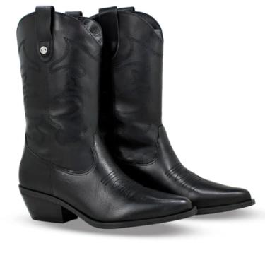 Imagem de Bota Couro Bottero Western XXIII Feminina - Preto - 35