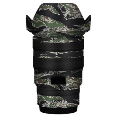Imagem de Adesivo de câmera antiarranhões com tampa de lente para Nikon z 24-70 mm F2.8S Película protetora decalque protetor corporal 24-70 2.8 (contorno preto brilhante)